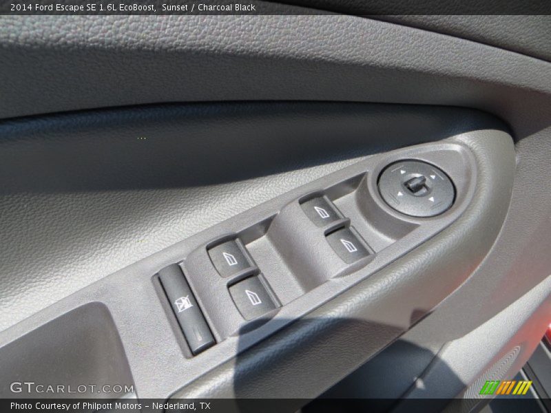 Sunset / Charcoal Black 2014 Ford Escape SE 1.6L EcoBoost