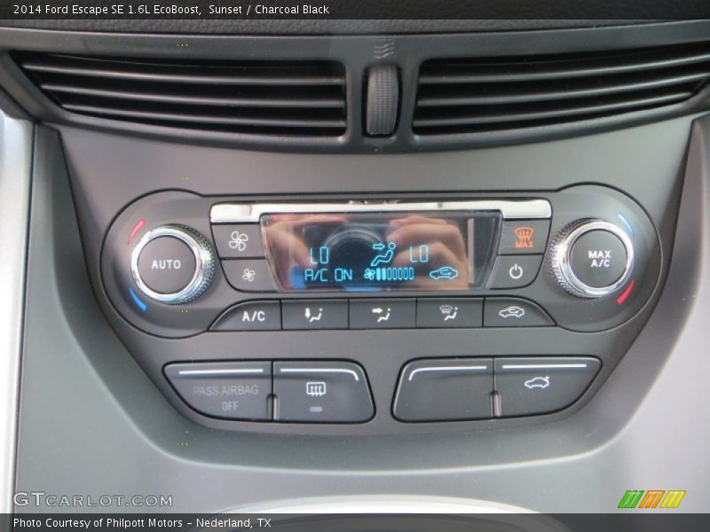 Sunset / Charcoal Black 2014 Ford Escape SE 1.6L EcoBoost