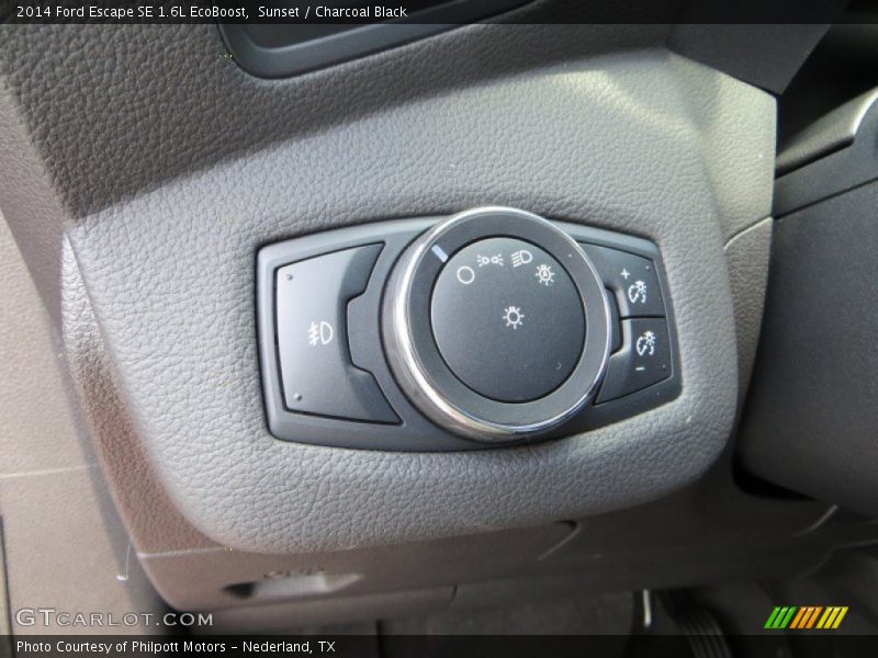 Sunset / Charcoal Black 2014 Ford Escape SE 1.6L EcoBoost