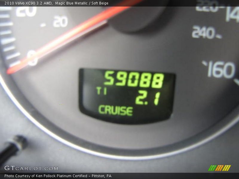 Magic Blue Metallic / Soft Beige 2010 Volvo XC90 3.2 AWD