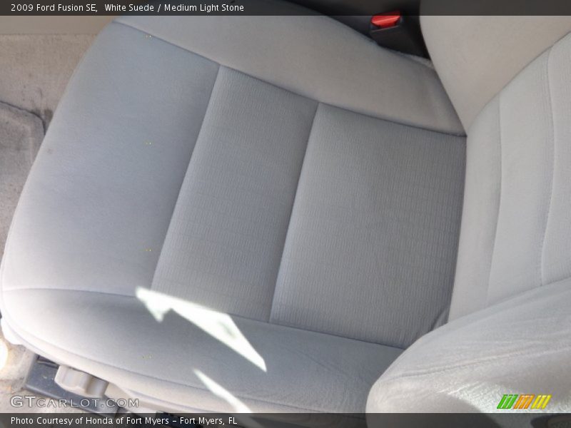 White Suede / Medium Light Stone 2009 Ford Fusion SE