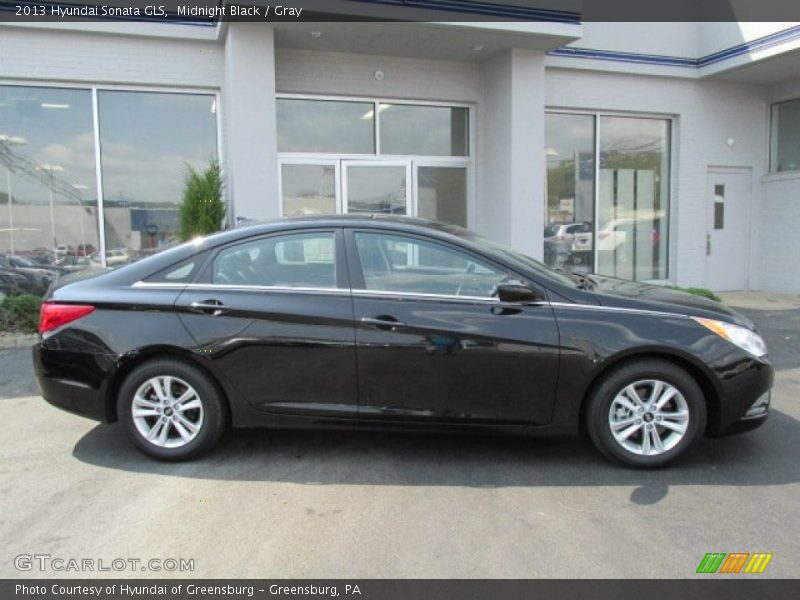 Midnight Black / Gray 2013 Hyundai Sonata GLS