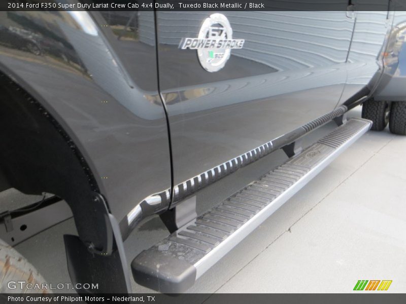 Tuxedo Black Metallic / Black 2014 Ford F350 Super Duty Lariat Crew Cab 4x4 Dually