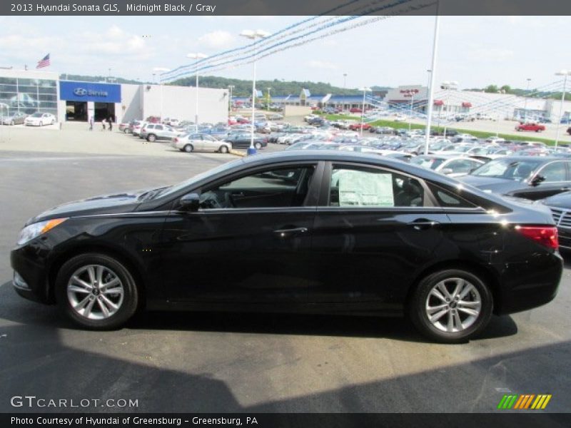 Midnight Black / Gray 2013 Hyundai Sonata GLS