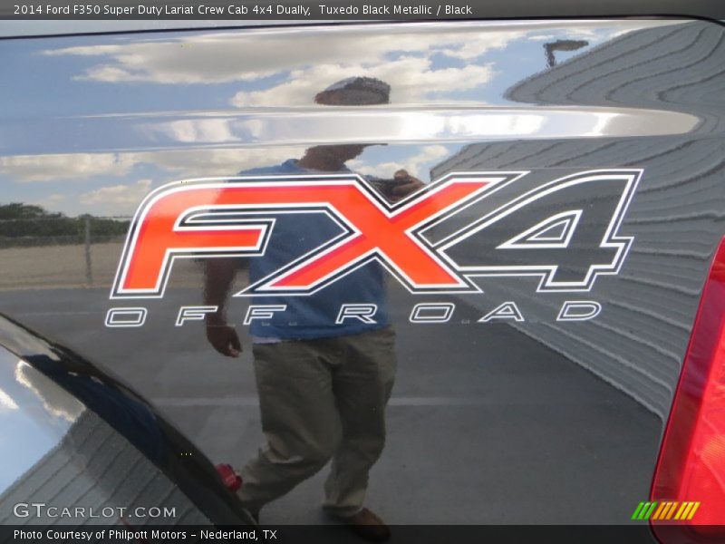 Tuxedo Black Metallic / Black 2014 Ford F350 Super Duty Lariat Crew Cab 4x4 Dually