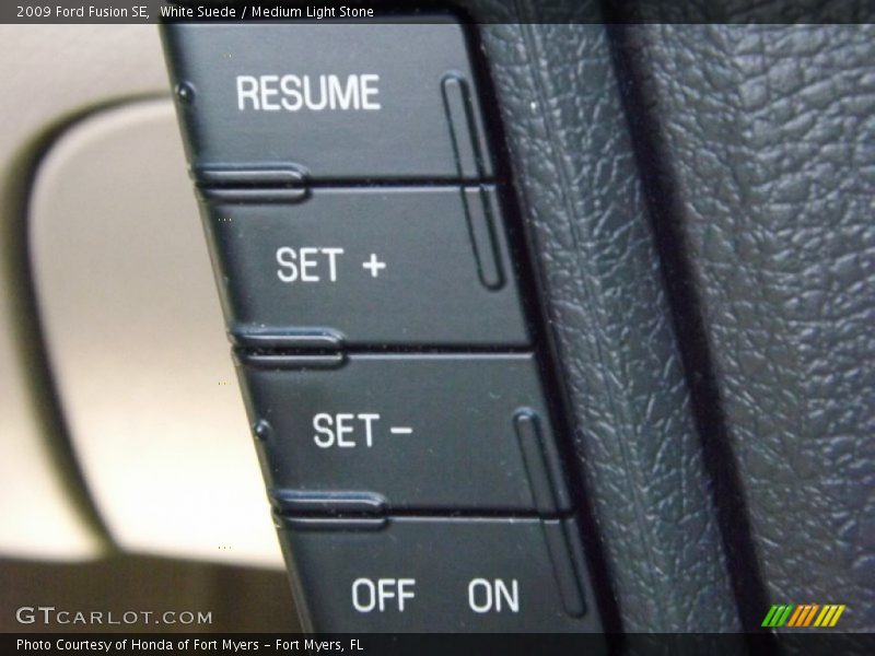 White Suede / Medium Light Stone 2009 Ford Fusion SE