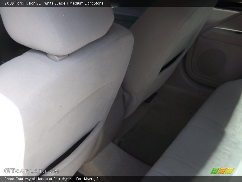 White Suede / Medium Light Stone 2009 Ford Fusion SE