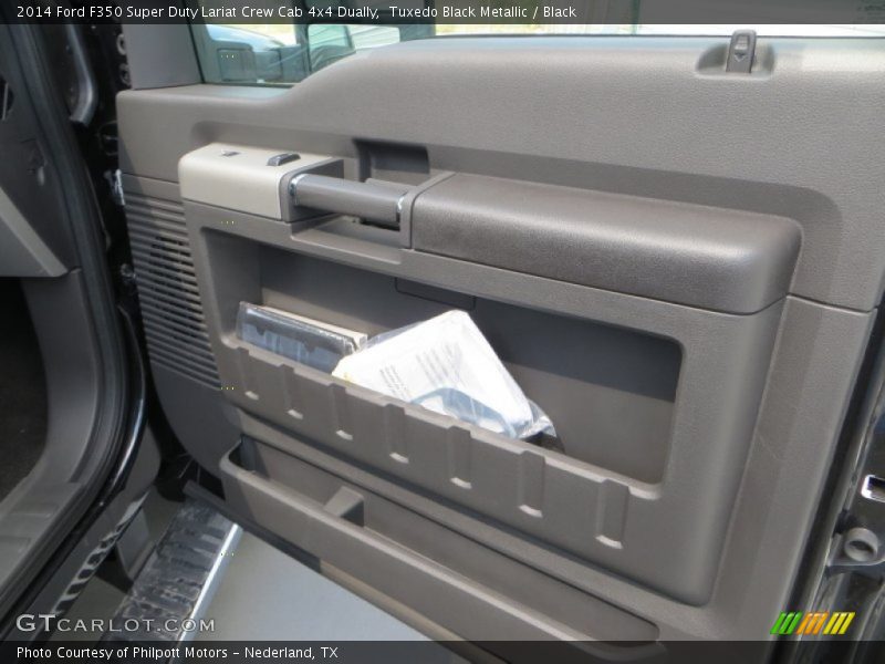 Tuxedo Black Metallic / Black 2014 Ford F350 Super Duty Lariat Crew Cab 4x4 Dually