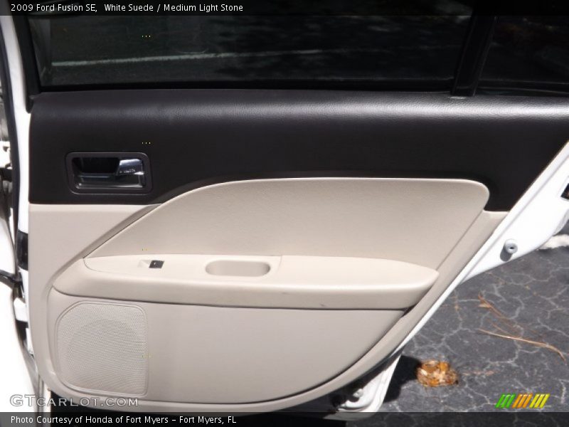 White Suede / Medium Light Stone 2009 Ford Fusion SE