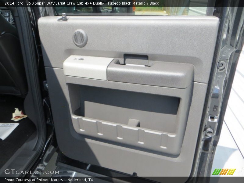 Tuxedo Black Metallic / Black 2014 Ford F350 Super Duty Lariat Crew Cab 4x4 Dually