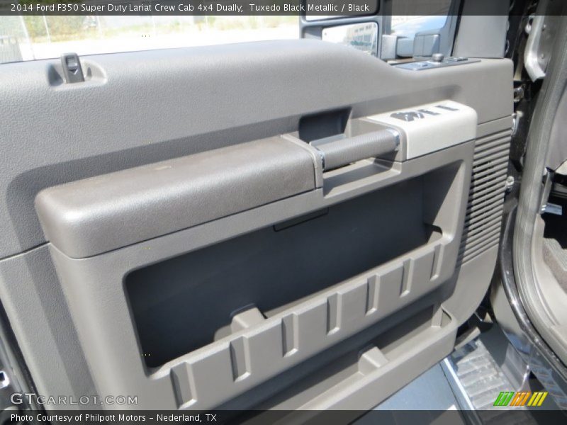 Tuxedo Black Metallic / Black 2014 Ford F350 Super Duty Lariat Crew Cab 4x4 Dually