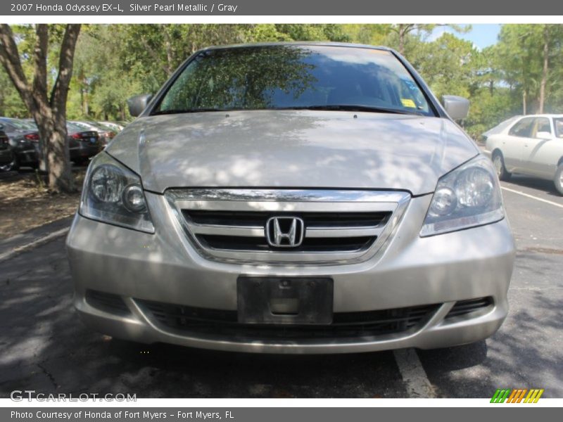 Silver Pearl Metallic / Gray 2007 Honda Odyssey EX-L