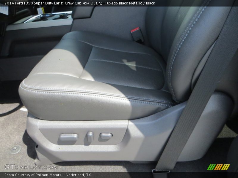 Tuxedo Black Metallic / Black 2014 Ford F350 Super Duty Lariat Crew Cab 4x4 Dually