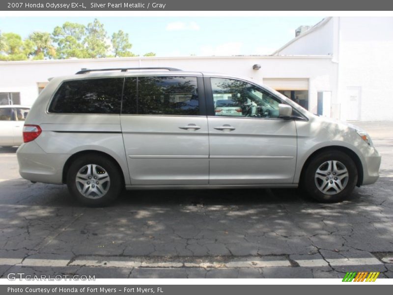 Silver Pearl Metallic / Gray 2007 Honda Odyssey EX-L