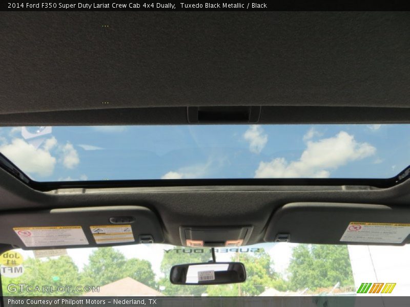 Tuxedo Black Metallic / Black 2014 Ford F350 Super Duty Lariat Crew Cab 4x4 Dually