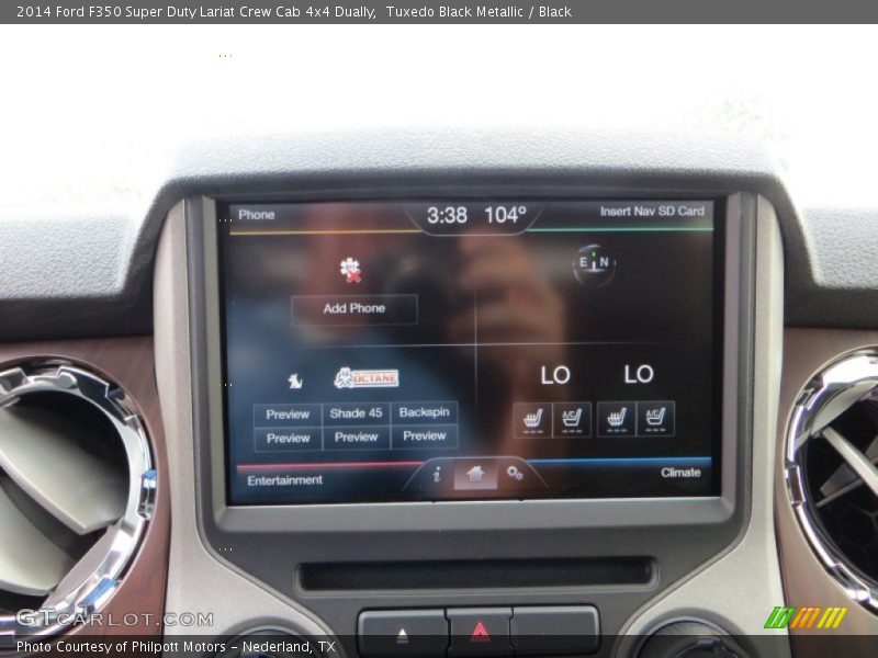 Tuxedo Black Metallic / Black 2014 Ford F350 Super Duty Lariat Crew Cab 4x4 Dually