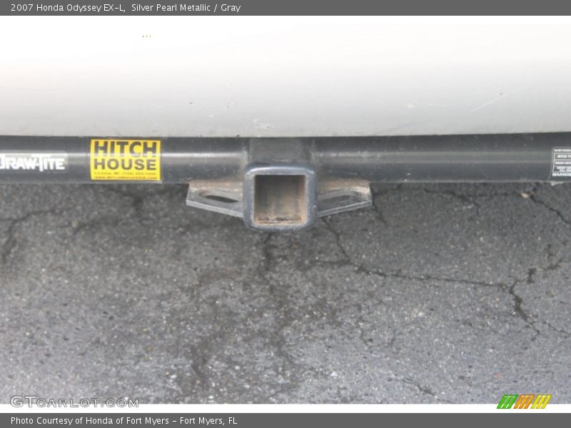 Silver Pearl Metallic / Gray 2007 Honda Odyssey EX-L