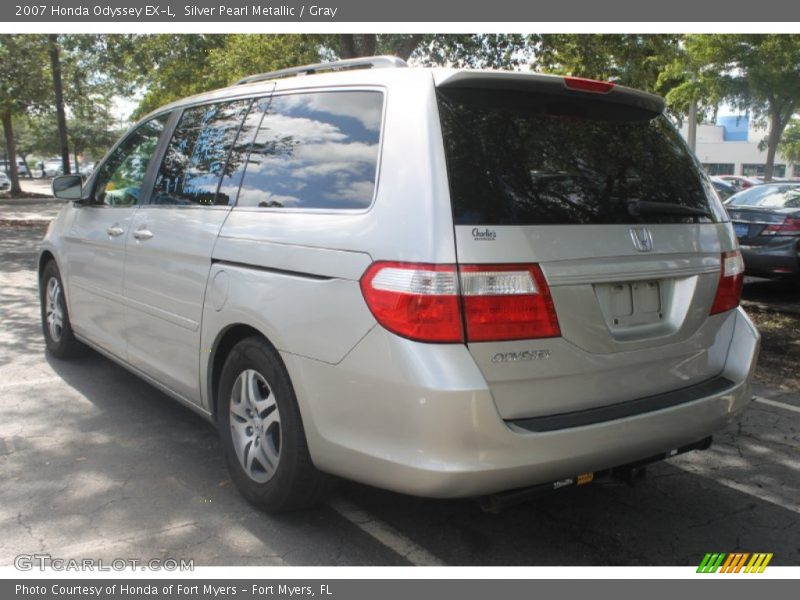 Silver Pearl Metallic / Gray 2007 Honda Odyssey EX-L