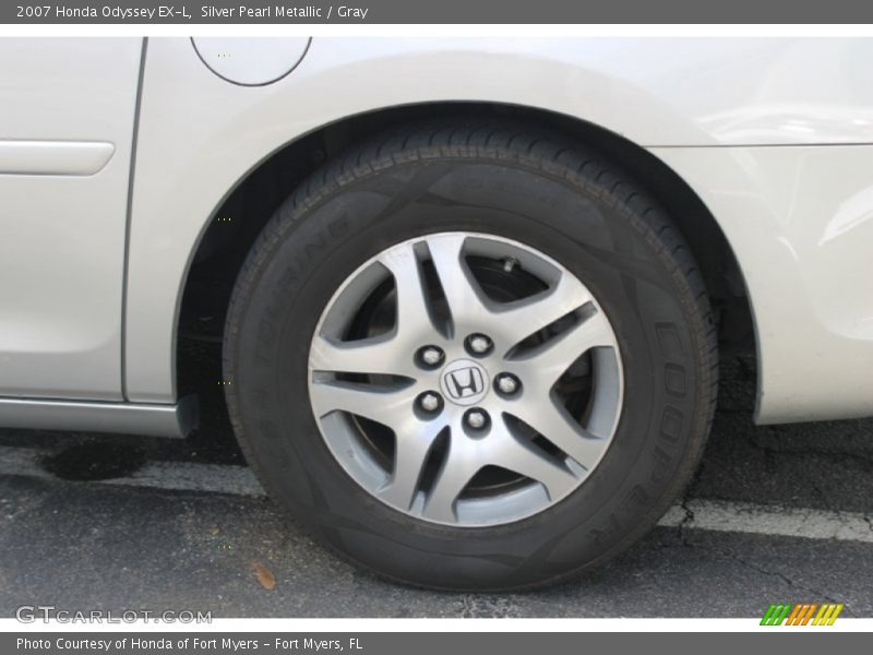Silver Pearl Metallic / Gray 2007 Honda Odyssey EX-L