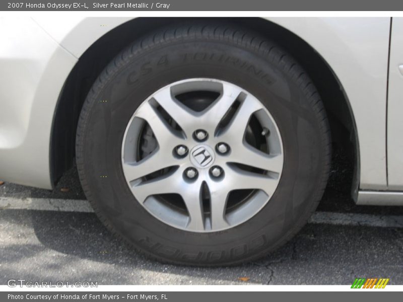 Silver Pearl Metallic / Gray 2007 Honda Odyssey EX-L