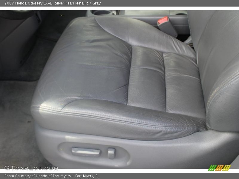 Silver Pearl Metallic / Gray 2007 Honda Odyssey EX-L
