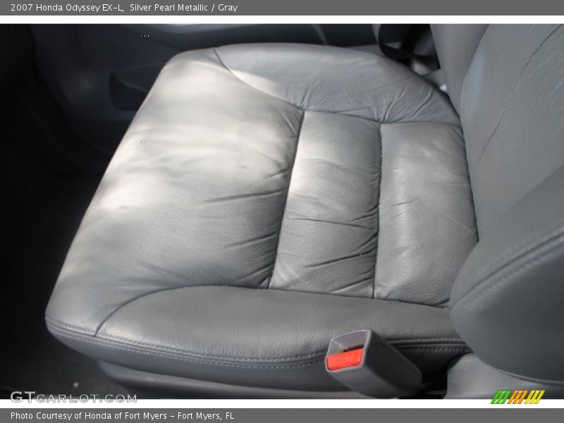 Silver Pearl Metallic / Gray 2007 Honda Odyssey EX-L