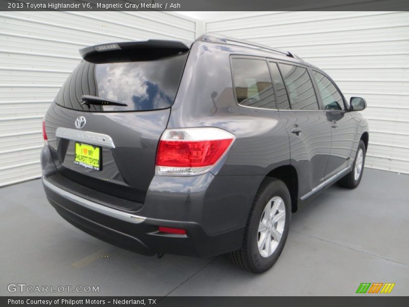 Magnetic Gray Metallic / Ash 2013 Toyota Highlander V6