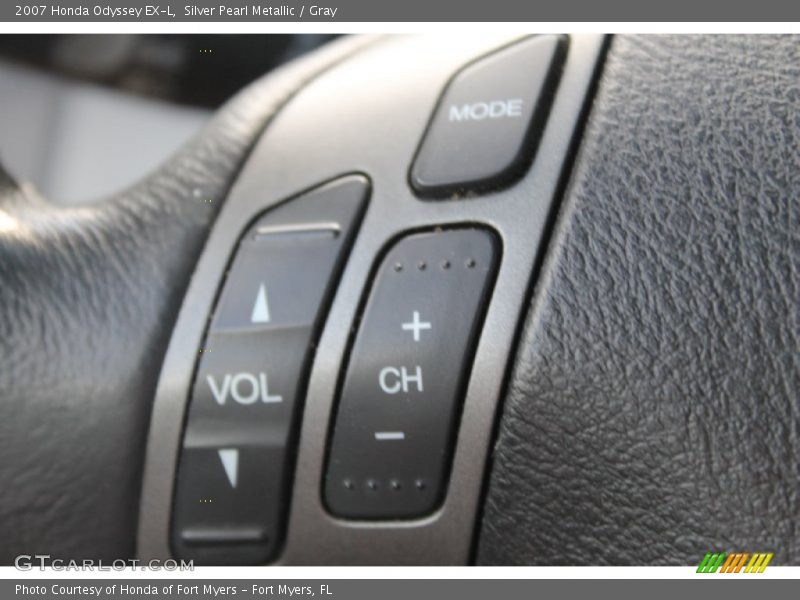 Silver Pearl Metallic / Gray 2007 Honda Odyssey EX-L