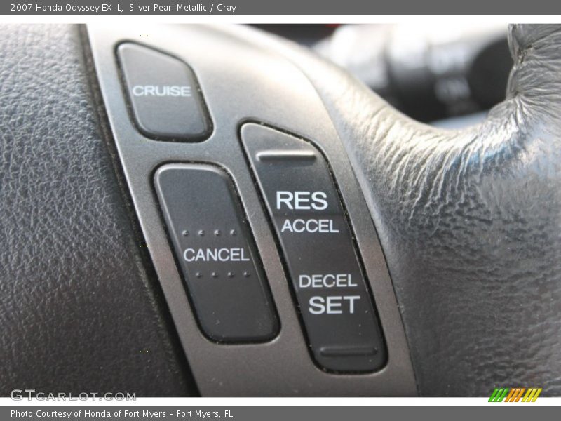 Silver Pearl Metallic / Gray 2007 Honda Odyssey EX-L