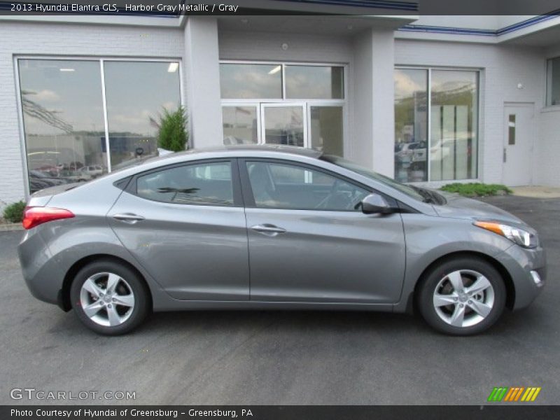 Harbor Gray Metallic / Gray 2013 Hyundai Elantra GLS