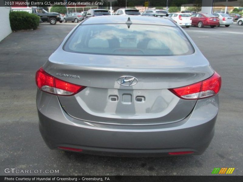 Harbor Gray Metallic / Gray 2013 Hyundai Elantra GLS