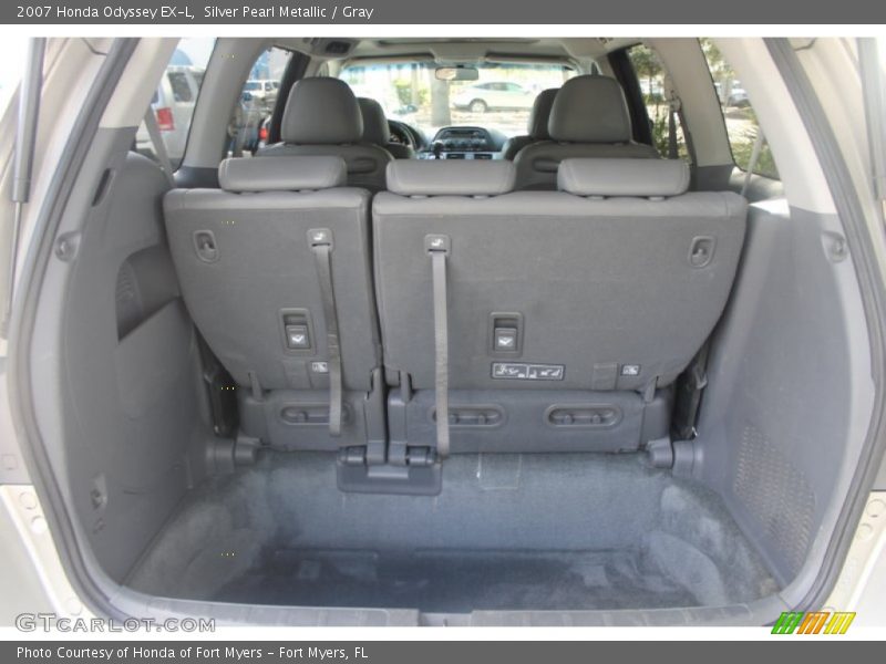 Silver Pearl Metallic / Gray 2007 Honda Odyssey EX-L