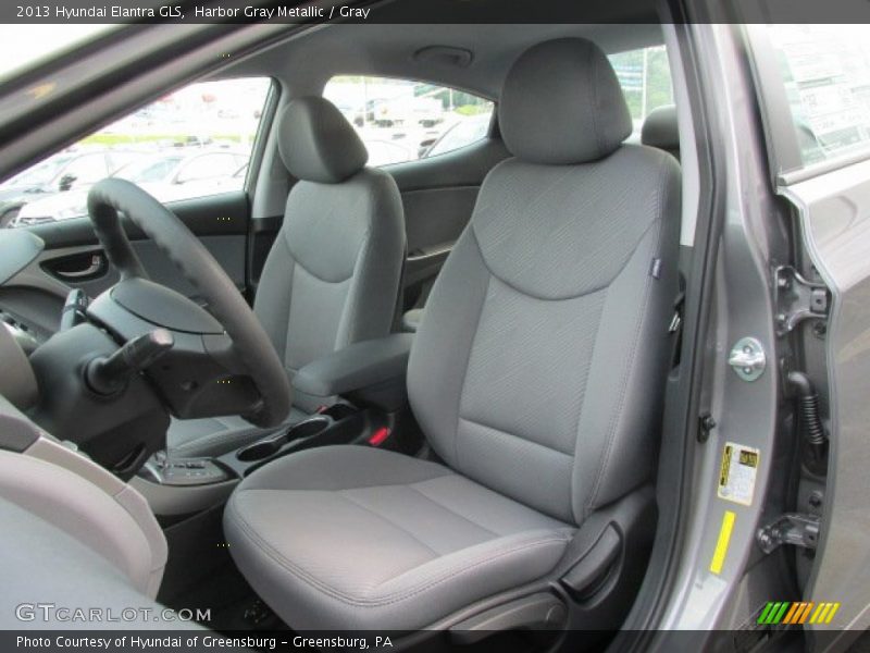 Harbor Gray Metallic / Gray 2013 Hyundai Elantra GLS