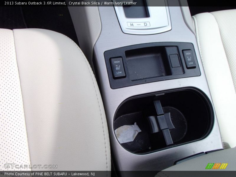 Crystal Black Silica / Warm Ivory Leather 2013 Subaru Outback 3.6R Limited