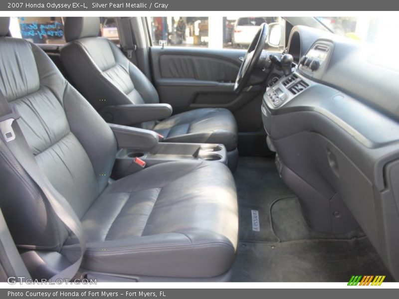 Silver Pearl Metallic / Gray 2007 Honda Odyssey EX-L