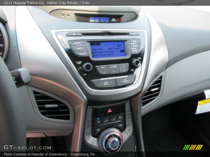 Harbor Gray Metallic / Gray 2013 Hyundai Elantra GLS