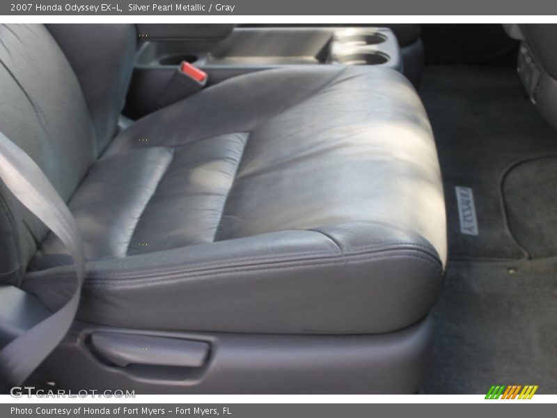 Silver Pearl Metallic / Gray 2007 Honda Odyssey EX-L