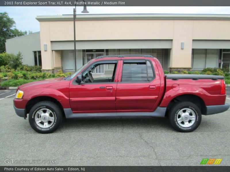 Redfire Metallic / Medium Flint 2003 Ford Explorer Sport Trac XLT 4x4