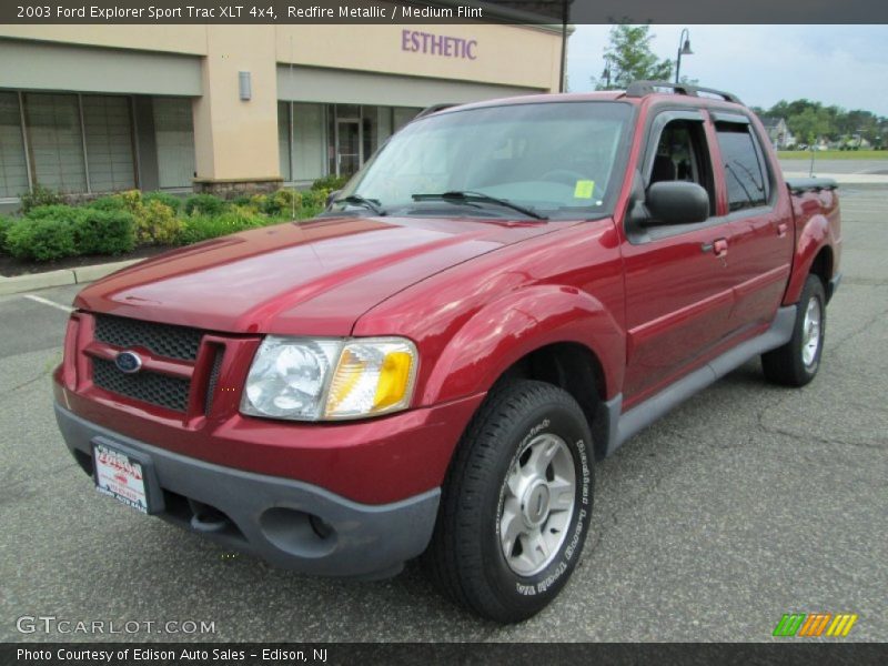 Redfire Metallic / Medium Flint 2003 Ford Explorer Sport Trac XLT 4x4