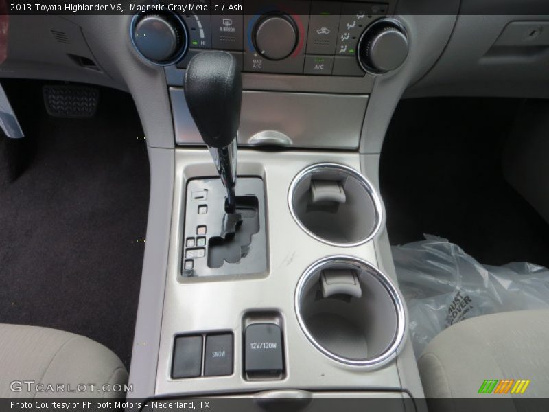 Magnetic Gray Metallic / Ash 2013 Toyota Highlander V6