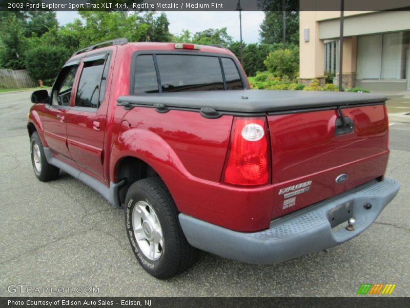 Redfire Metallic / Medium Flint 2003 Ford Explorer Sport Trac XLT 4x4