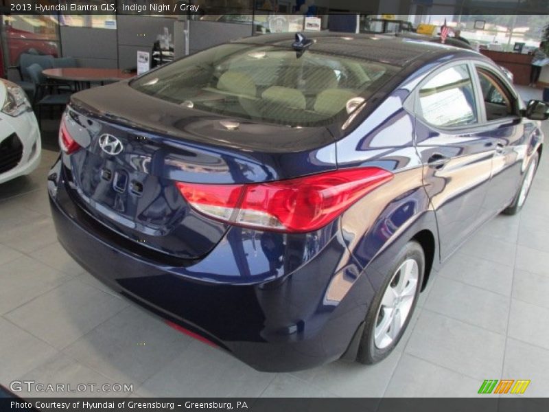 Indigo Night / Gray 2013 Hyundai Elantra GLS