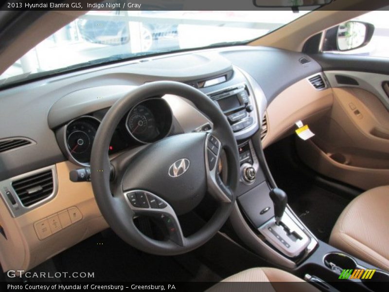 Indigo Night / Gray 2013 Hyundai Elantra GLS