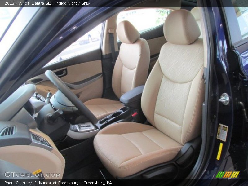 Indigo Night / Gray 2013 Hyundai Elantra GLS
