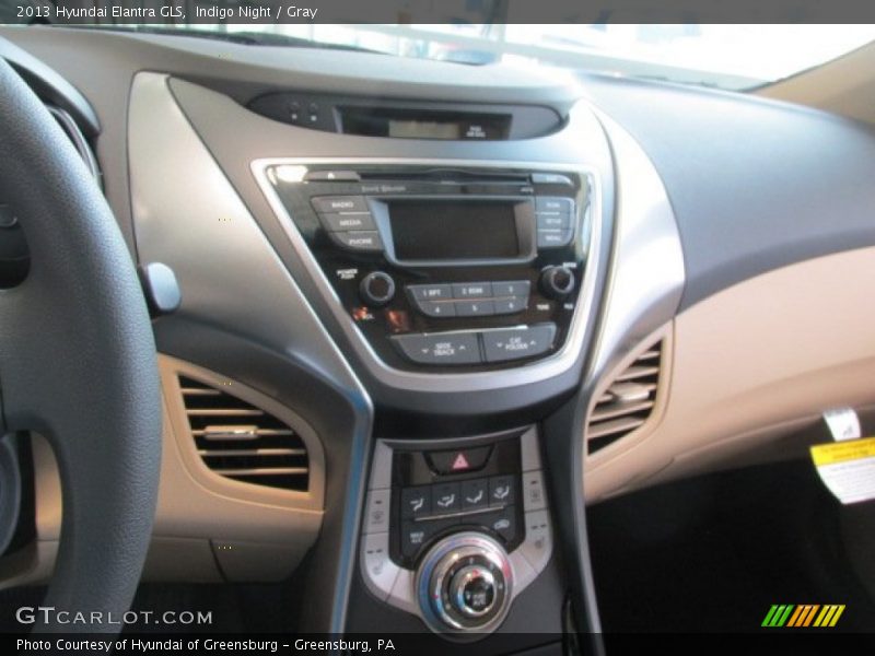Indigo Night / Gray 2013 Hyundai Elantra GLS