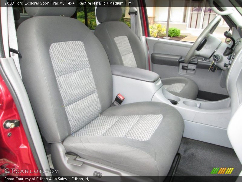 Redfire Metallic / Medium Flint 2003 Ford Explorer Sport Trac XLT 4x4