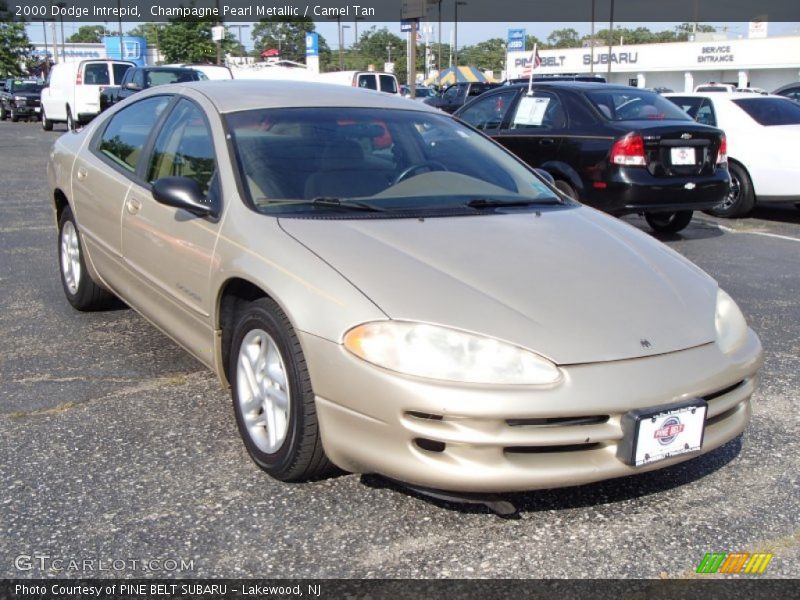 Champagne Pearl Metallic / Camel Tan 2000 Dodge Intrepid