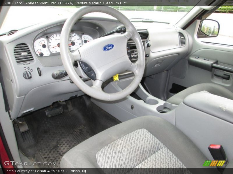 Redfire Metallic / Medium Flint 2003 Ford Explorer Sport Trac XLT 4x4