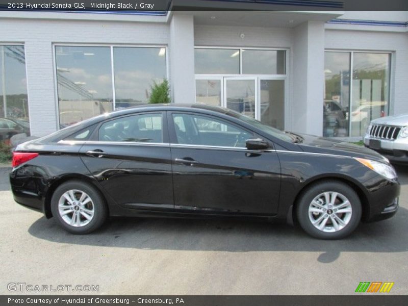 Midnight Black / Gray 2013 Hyundai Sonata GLS