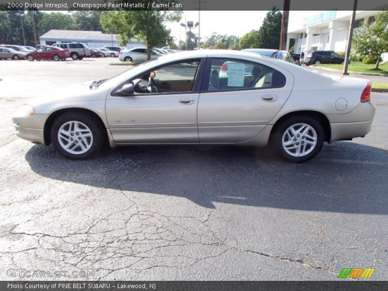 Champagne Pearl Metallic / Camel Tan 2000 Dodge Intrepid